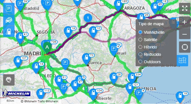 Mapa Michelin 