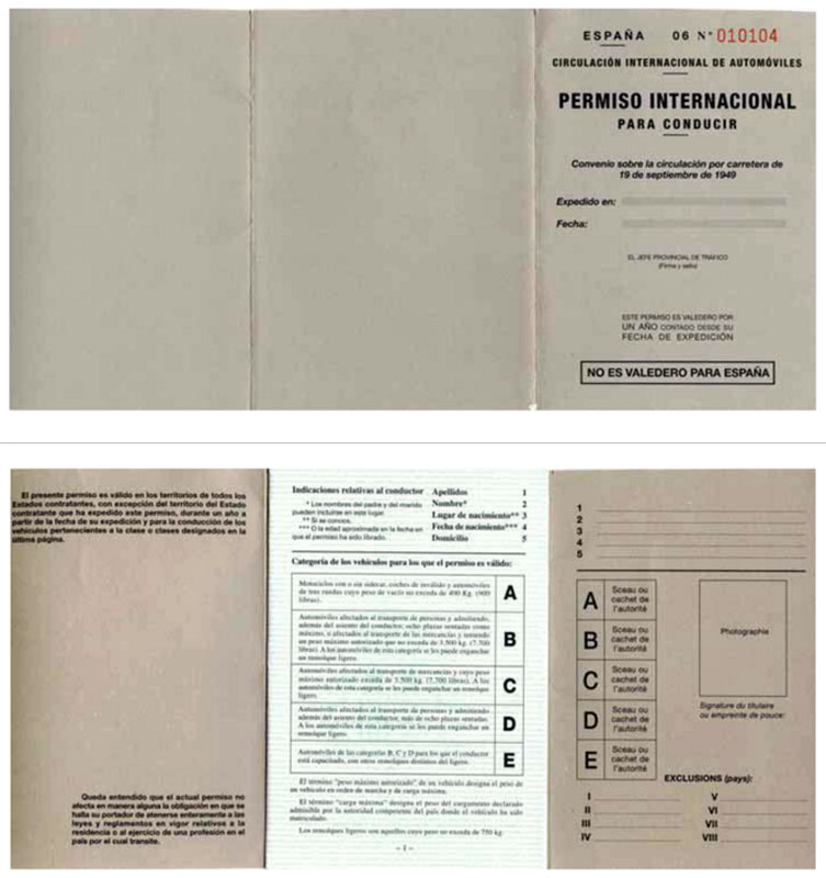 Carnet de Conducir Internacional en España