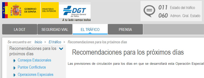 recomendaciones-trafico-hoy-proximos-dias
